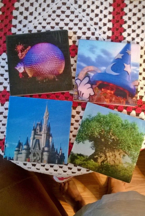Made to order Disney Coasters by CharacterizedCoaster on Etsy
