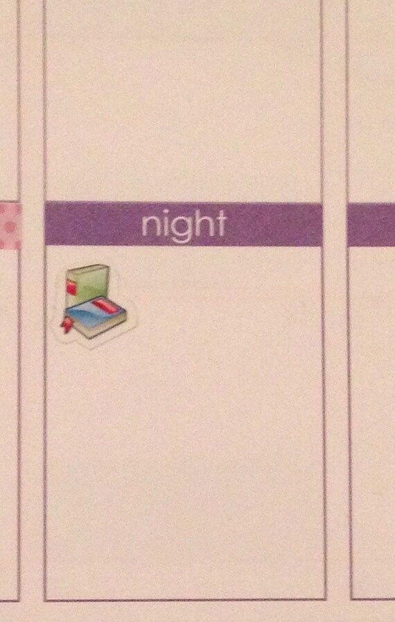 Books Sticker for Erin Condren Planner
