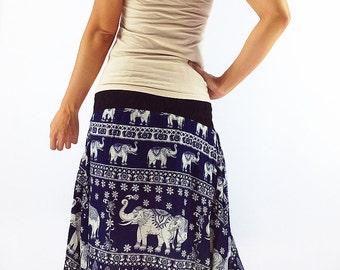 FLD28 Women Maxi Skirt Gypsy Skirt Rayon Skirt Boho Skirt Hippie Skirt ...