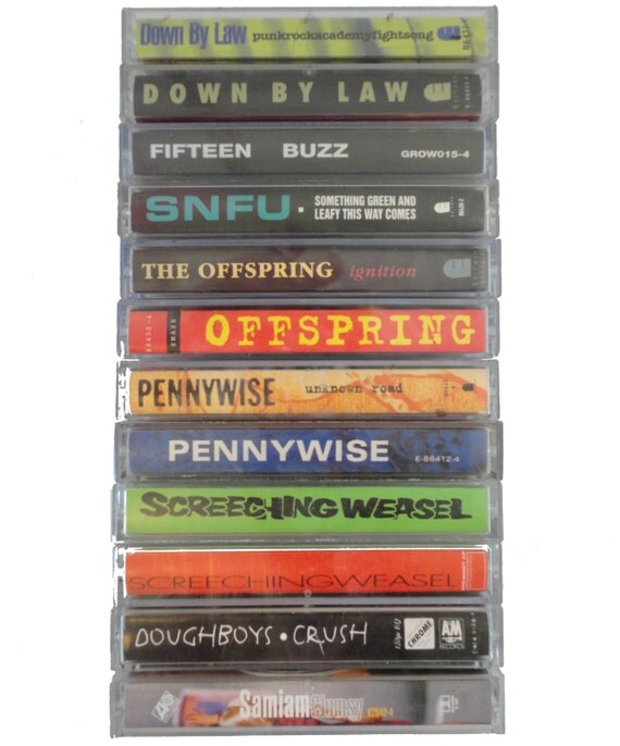 PUNK cassette tape LoT vintage music cassettes collection CA