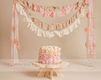 Cake Smash Prop Cake Stand Photography Prop 12" diameter