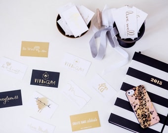 500 Gold Foil Business Cards