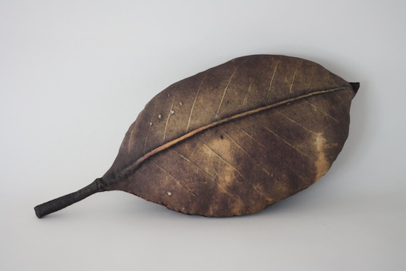 Leaf pillow - made to order