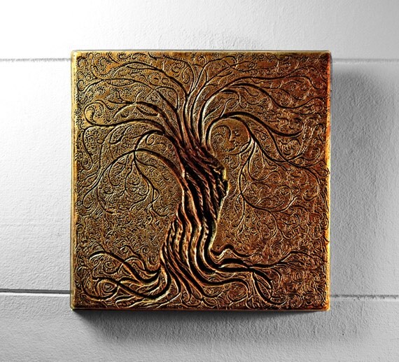 Tree of Life Wall Art Sculpture Rustic Gift Bronze Tree