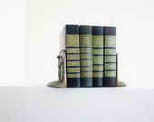 Vintage Green Book Collection - Home Library Decorating - Photo Prop - Wedding Decor - Moss Avocado Fern Sage - Woodland Color Book Set