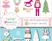 50% off Nutcracker clipart Christmas sugar plum fairy, ballet clip art INSTANT DOWNLOAD Il_170x135