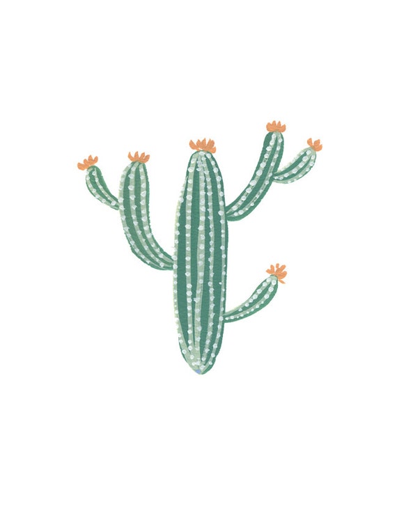 Cactus Art Print Archival Fine Art Print Home Decor