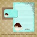 Personalized Stationery - Hedgehog Mini Letter Writing Set - Little Forest Hedgehog - Cute - Kids Stationery gift forest animal hedgie
