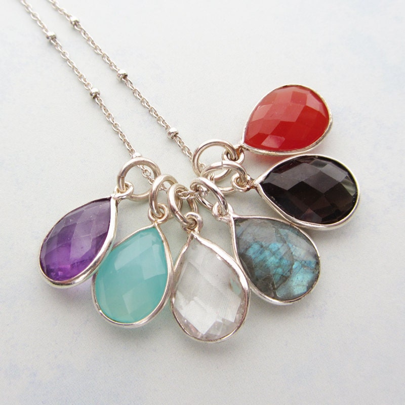 Teardrop Gemstone Charms add on for Shannon Westmeyer Jewelry
