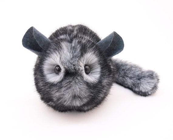 stuffed chinchilla toy