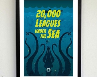 Twenty Thousand Leagues Under the Sea Poster Print
