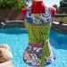 SALE --- Aprons, Pretty Bird, Sassy Vendor Apron with Bib, Money pocket with Velcro, perfect for Gardening, Farmers Market, Teachers Giflts
