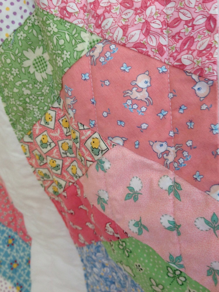 Baby Quilt from 30s Reproduction FabricFree Shipping by QuiltAttic