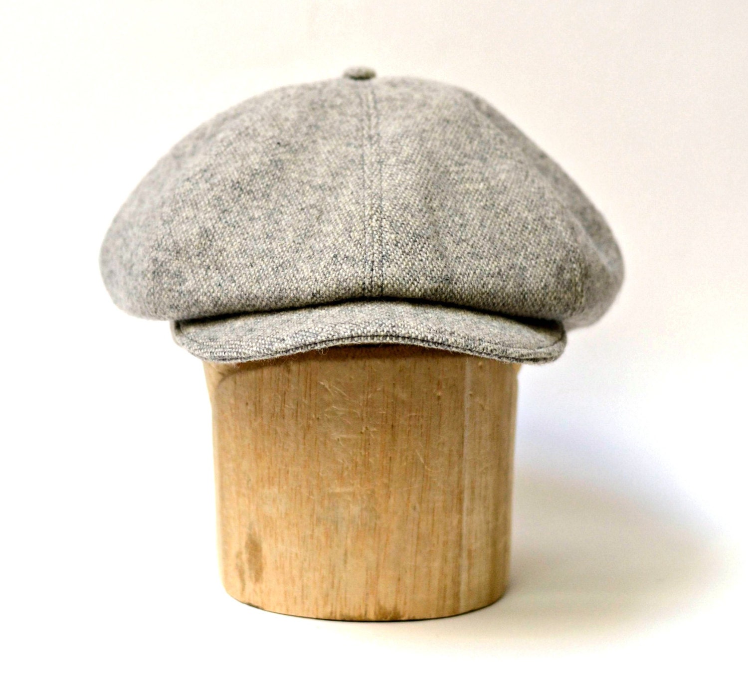 Men's Newsboy Hat Wool Newsboy Cap CHOOSE YOUR WOOL