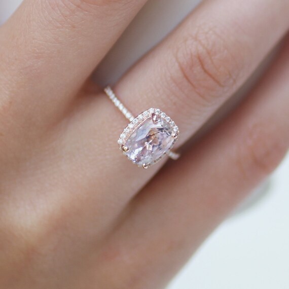14k rose gold engagement rings