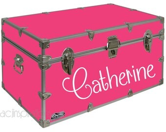 Personalized Camp Trunk Decal - Custom Name Decal -