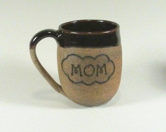 Ceramic Mug - Coffee mug - Mom Mug - Handmade ceramic mug - Wheel Thrown - Stoneware mug -Pottery mug - Secret Santa gift