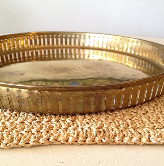 Round Brass Tray