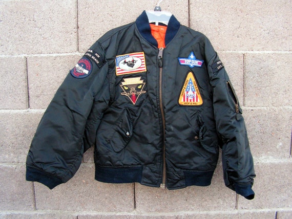 Items similar to U.S. Navy Seals Flight Jacket with Patches SMALL Xs ...