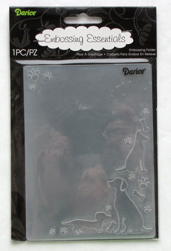 Dogs and Paws Corner embossing folder A2 Embossing by catSCRAPPIN