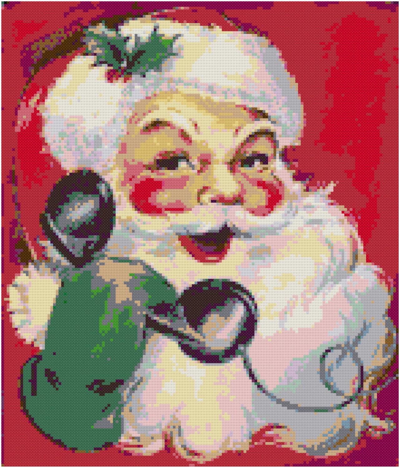 vintage-santa-clause-counted-cross-stitch-pattern