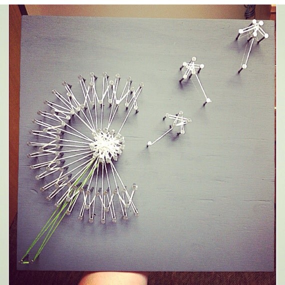 Dandelion string art