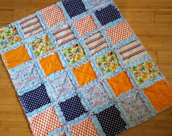 Pieces of Hope Baby Blanket / Raggedy Quilt