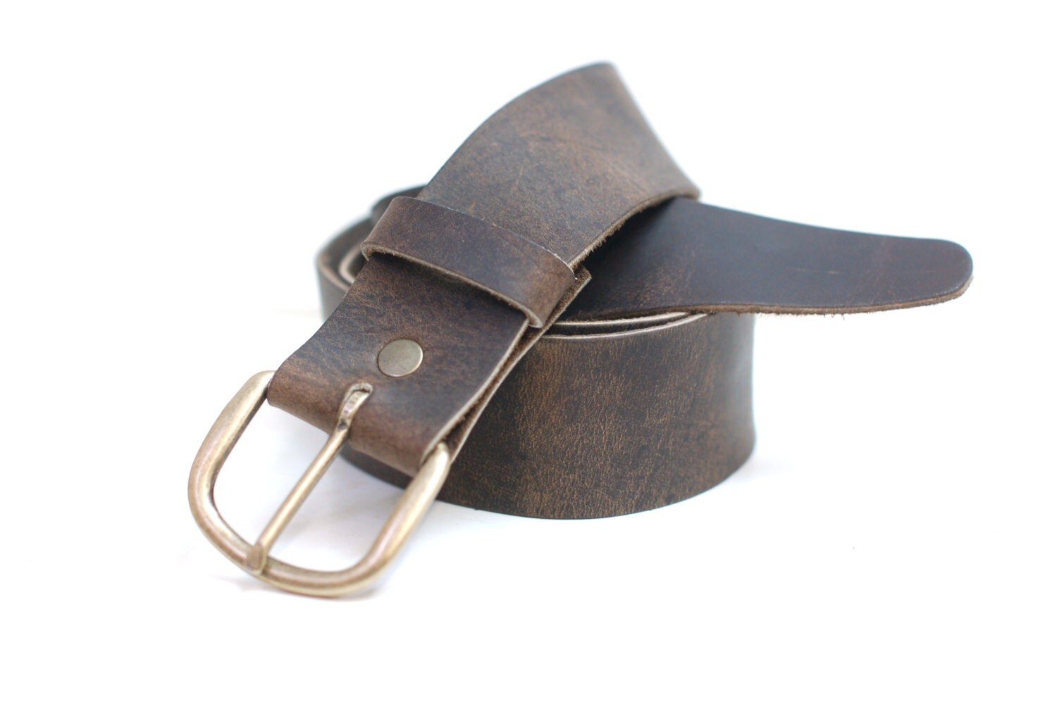 Starry Night Distressed Leather Belt