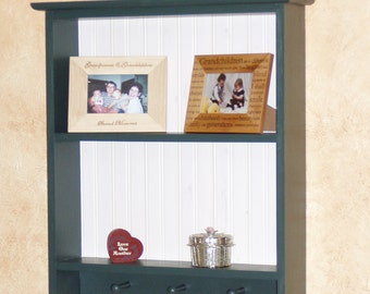 Wood Display Rack 2 Shelf Display Shelf Traditional Early American Style Shaker