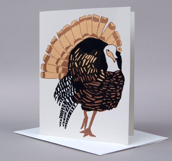 items-similar-to-turkey-cards-set-of-6-on-etsy