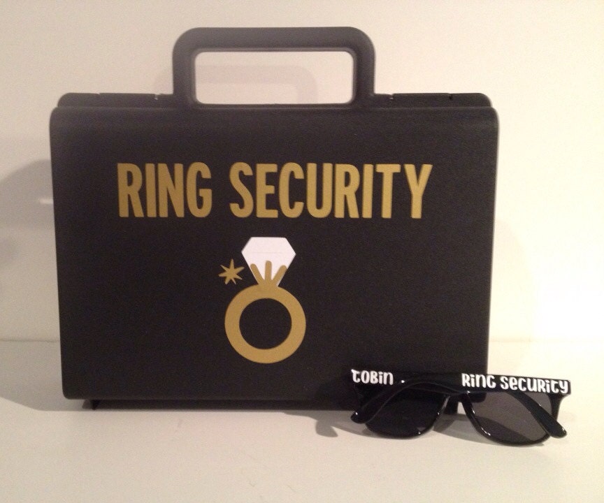 Ring Bearer Briefcase AND Sunglasses Ring Bearer Briefcase