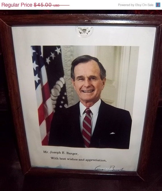 ON SALE President George Bush Senior Picture by energyforthesoul