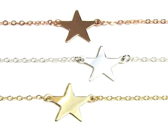 Star Necklace, Emma Watson Perks of being a Wallflower Movie, Gold Filled, ROSE Gold Filled or Sterling Silver