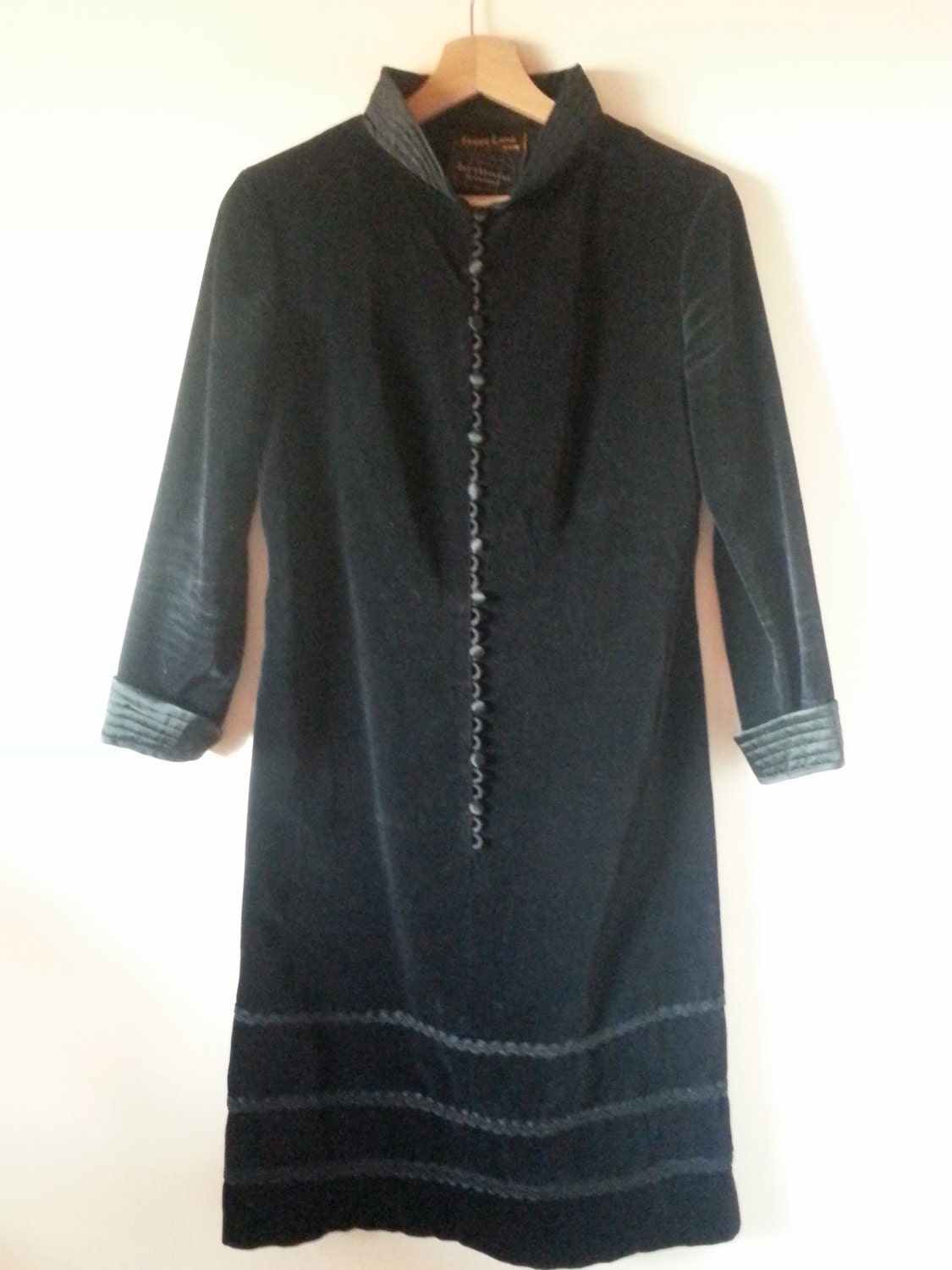 Beautiful Vintage Russian Princess Black Velvet Dress – Haute Juice