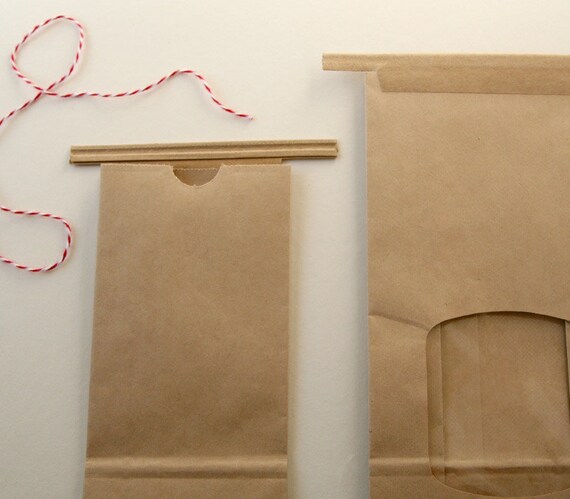 Bakery Bags - KRAFT Tin Tie Bags with Baker's Twine (10 bags + 10 yards bakers twine) Il_570xn