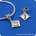 Realtor House For Sale/Sold European Dangle Bead Charm - Silver Real Estate Charm for European Bracelet