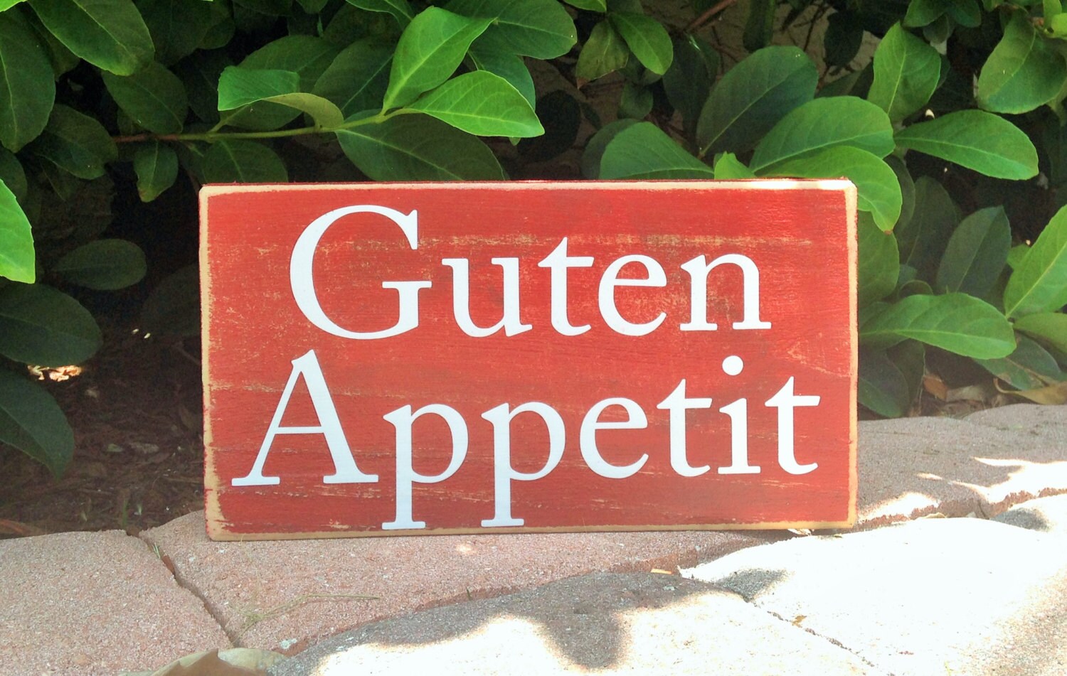 German Guten Appetit Dining Kitchen Choose Color Rustic Sign