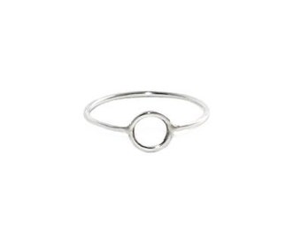 Tiny Karma Ring - Sterling Silver