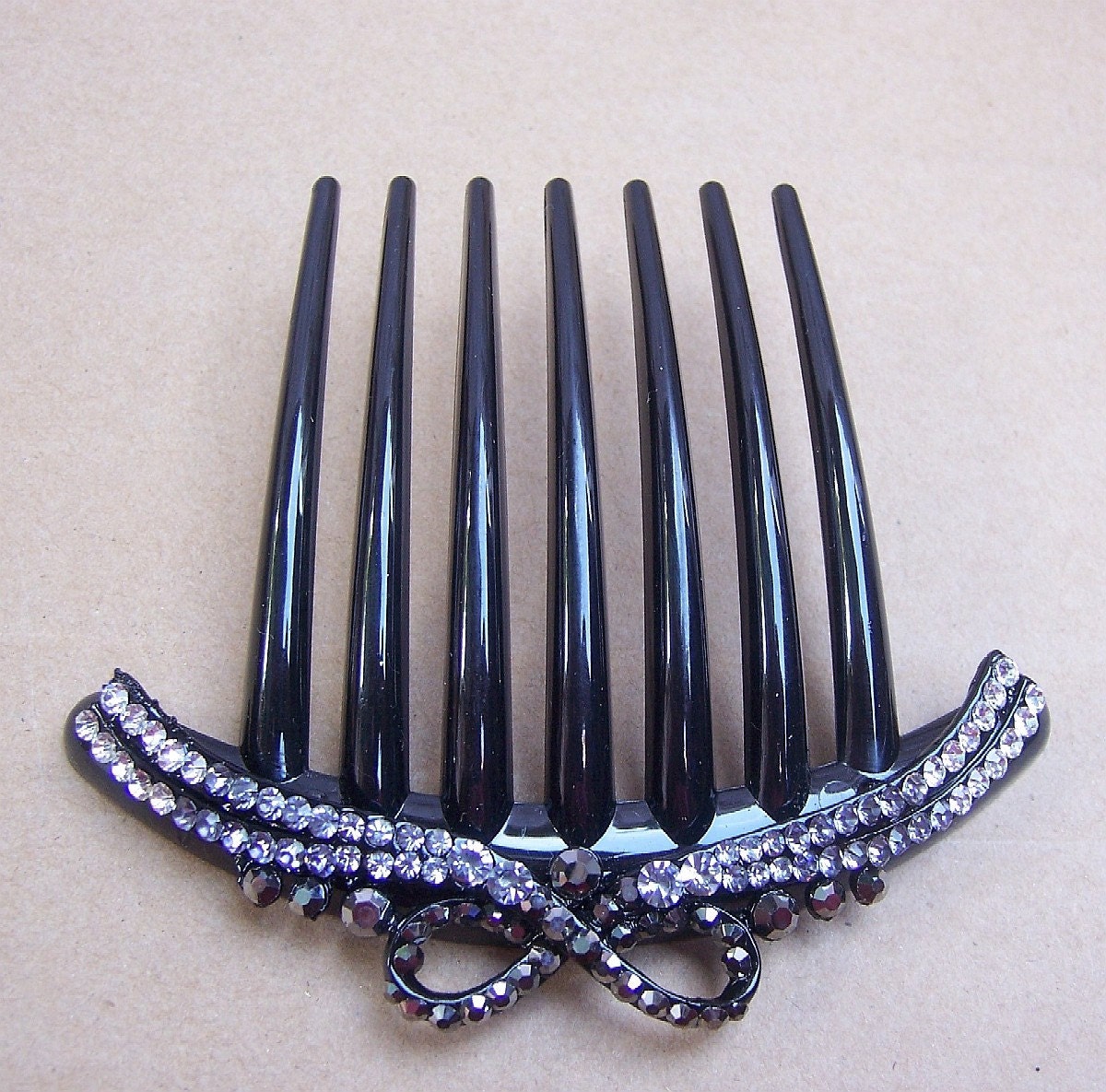 French twist hair comb vintage rhinestone comb hair pin hair