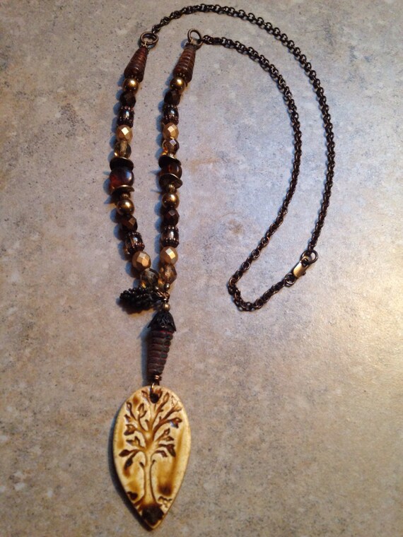 Forest Chinese Style Necklace