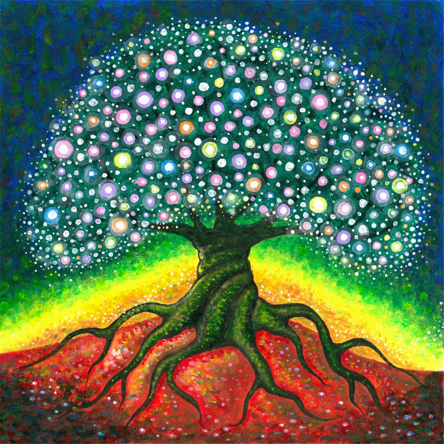 Pin By Christina Keller On Tree Of Life Tree Of Life Painting Tree   Il Fullxfull.611049129 Ipcd 