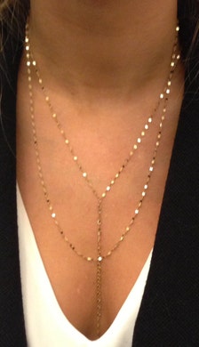 strand lariat necklace, layering necklace,Y necklace, lariat necklace ...