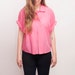 NOS vintage Pink box blouse top shirt size M or L oversized