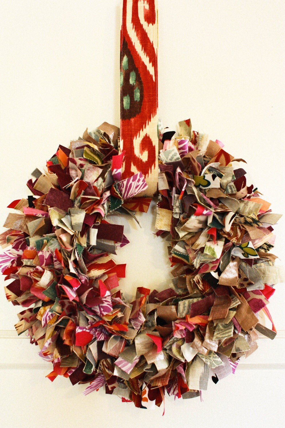 Christmas Fabric Wreath