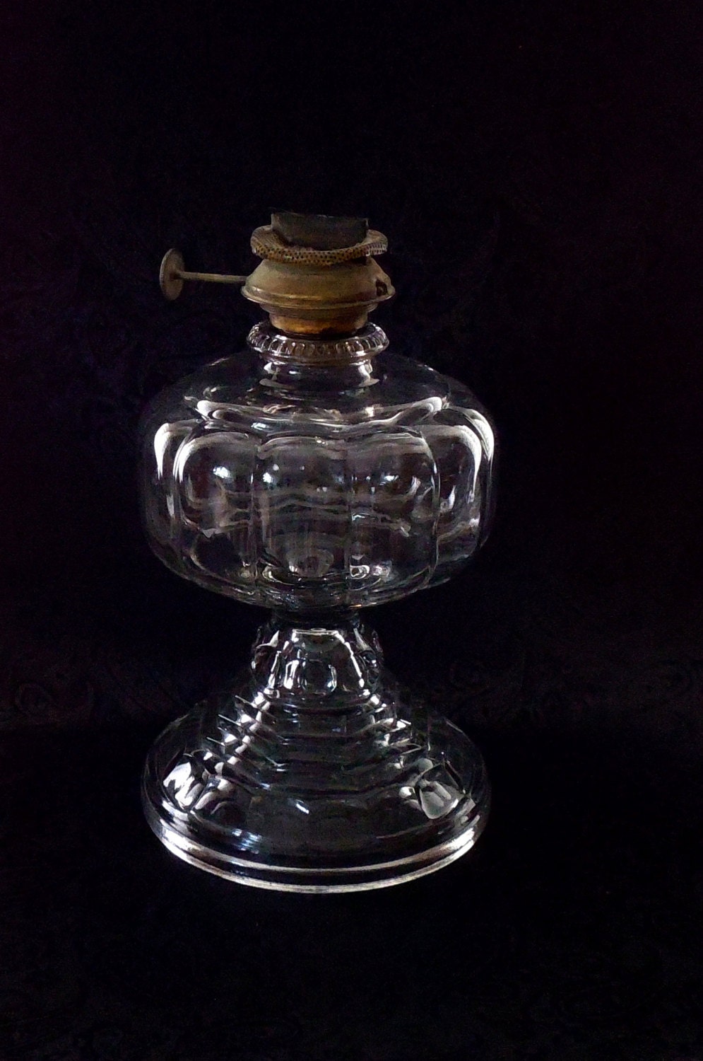 Glass Oil Lamp Base
