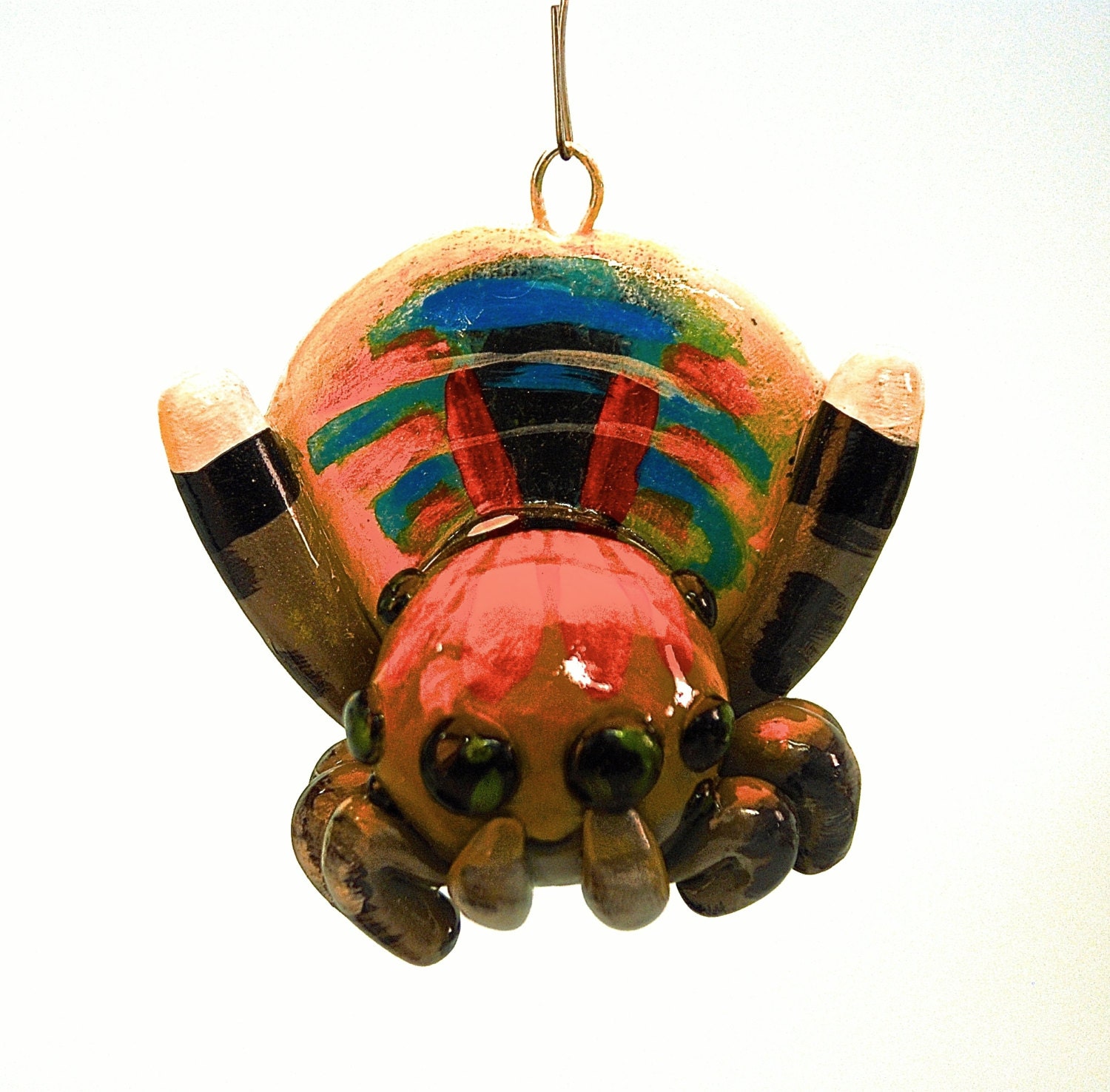peacock spider christmas ornament peacock spider christmas ornament