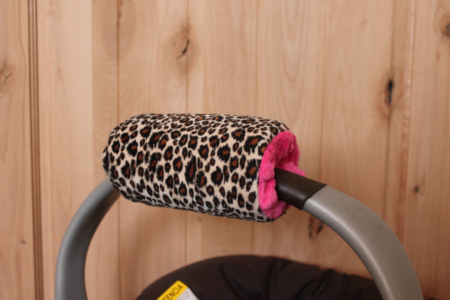 Infant Car Seat Padded Handle Cover minky padded handle