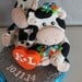 Custom Cow Wedding Cake Topper