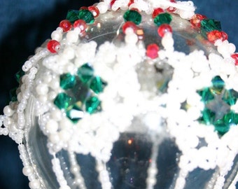 Beaded Christmas Ornament.