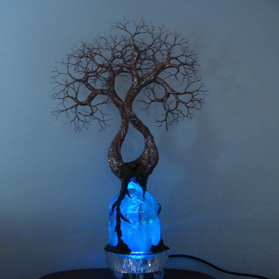 Wire Tree Of Life Spirit Table Lamp • iD Lights